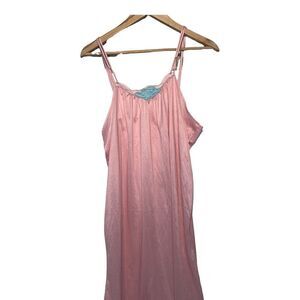 Featherbed New York Womens Nightgown Medium Pink Negligée Vintage